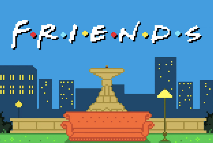 Картинка Warner Bros. выпустила 8-битную заставку для сериала «Друзья»