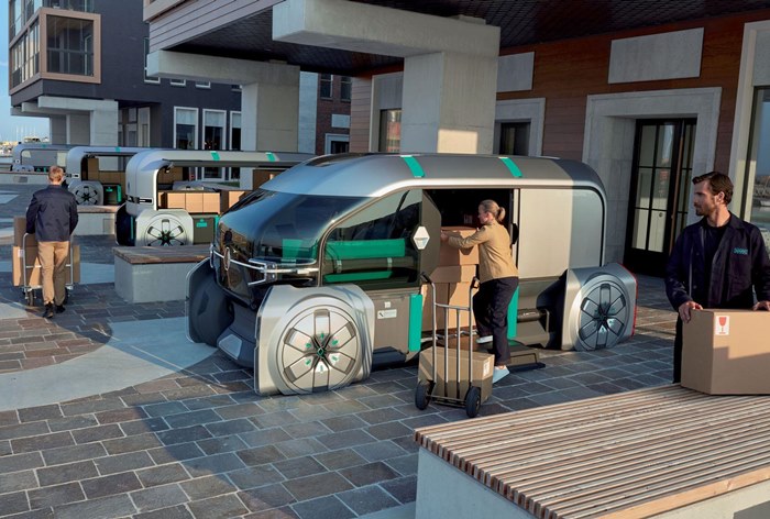 Картинка Renault представил беспилотную машину для доставки товаров