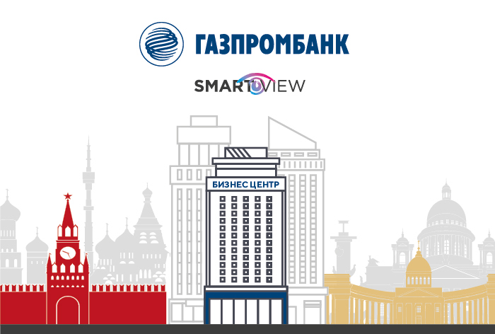Картинка Smart View разместит рекламу Газпромбанка в бизнес-центрах