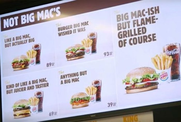 Картинка Burger King выпустил линейку продуктов «Не БигМаки»