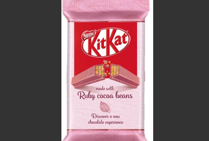 Картинка KitKat выпустил розовый шоколад Ruby в России