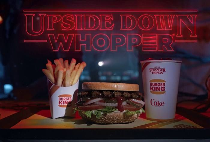 Картинка к Burger King выпустил «Перевернутый воппер» к премьере «Очень странных дел»