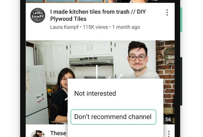 Картинка YouTube даст пользователям возможность управления разделом рекомендаций
