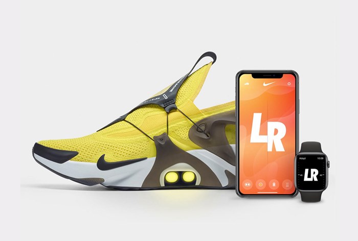 Картинка Nike представила кроссовки, зашнуровать которые можно с помощью голосового помощника