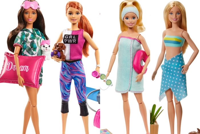 Картинка Barbie выпустила коллекцию кукол, которые заботятся о своей внешности и здоровье