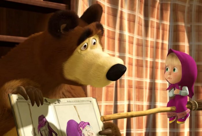 Картинка Мультфильм «Маша и Медведь» вошел в пятерку любимых развлекательных брендов в мире