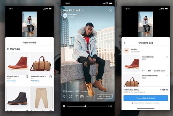 Картинка Instagram добавит shopping-функции в IGTV и Reels