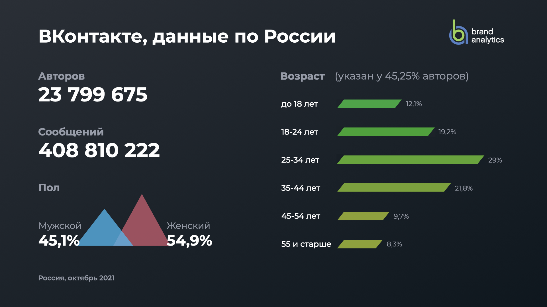 Аудитория социальных сетей. Аналитика бренда. Популярность социальных сетей. Аудитория социальных сетей в России.
